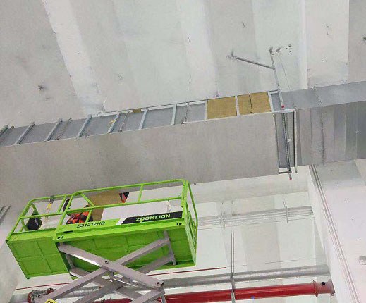 3小時纖維增強硅酸鹽板風管防火包覆